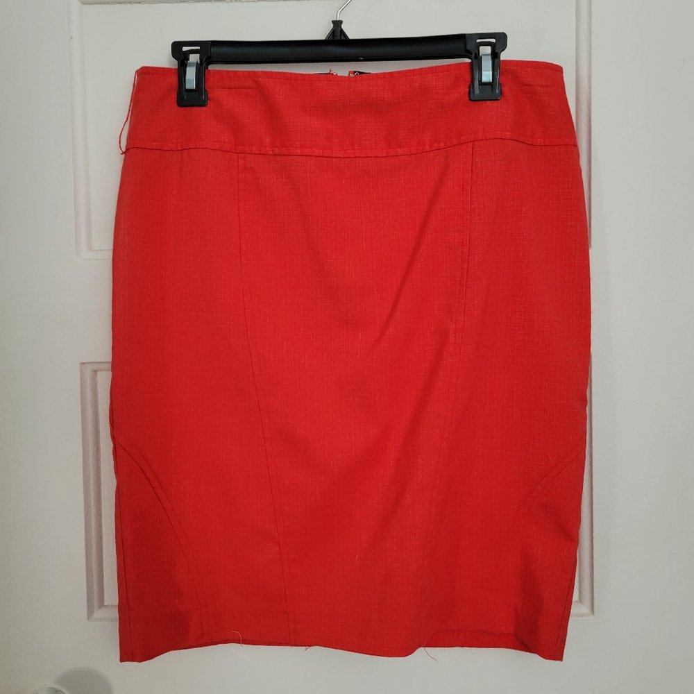 Maurices Red Pencil Skirt. Size 9/10